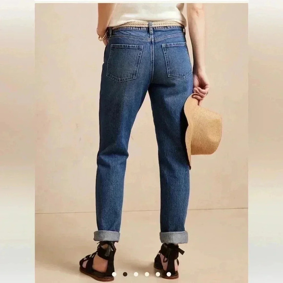 Banana Republic slouch, straight Leg Jeans sz 12 P - Picture 7 of 8